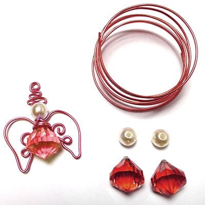 Wire Angel 2x DIY Red