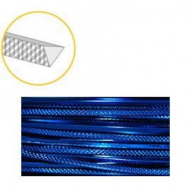 Aluminiumdraad triangle embossed 2.8mmx4m Royal Blue