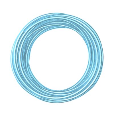 Aluminum wire 4mm 10m ice blue