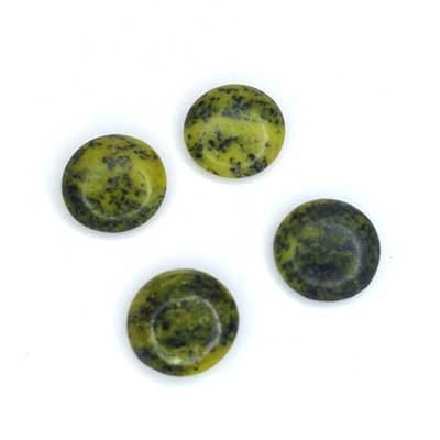 4x cabochon steen groen