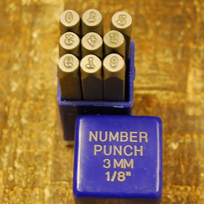 Slagcijfers: Dotz cijfers 3mm