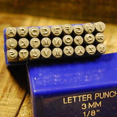 Slagletters: Papyrus Font Hoofdletters 3mm