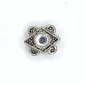 metal slider bead christal diamond 10mm