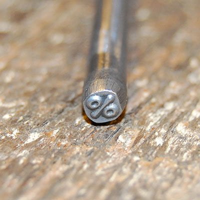 Slagstempel procentteken 3-4.5 mm
