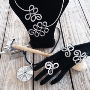 sieradenset hammered